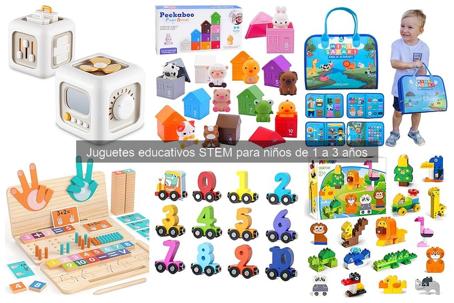 Tendencias en Juguetes Educativos STEM para Niños de 1 a 3 Años