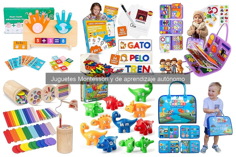 Tipos de Juguetes Montessori por Edad para Comprar