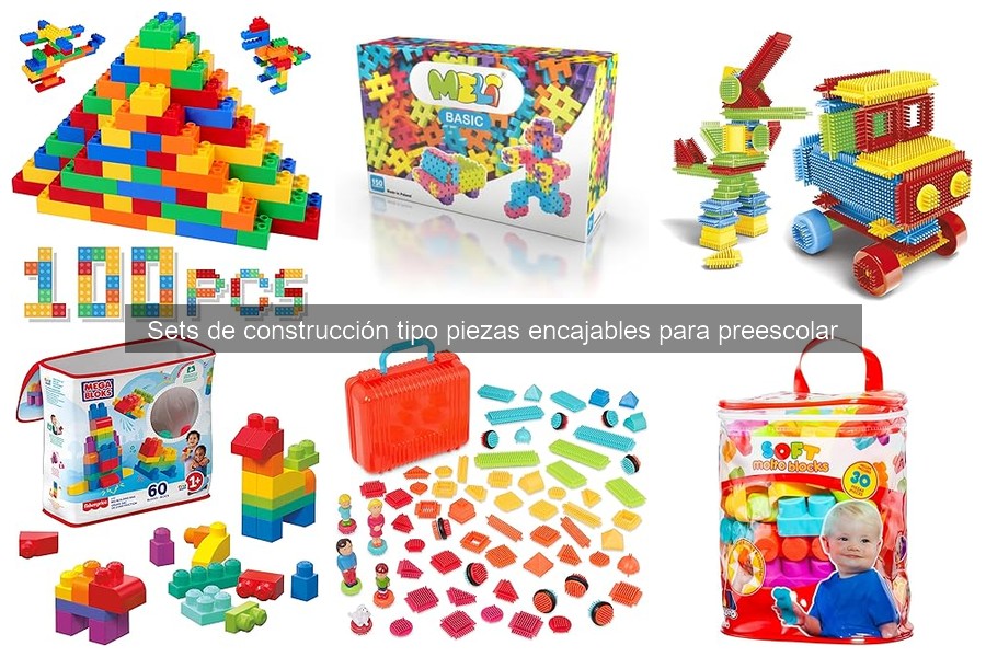 Tipos de sets de construcción para preescolar: guía completa