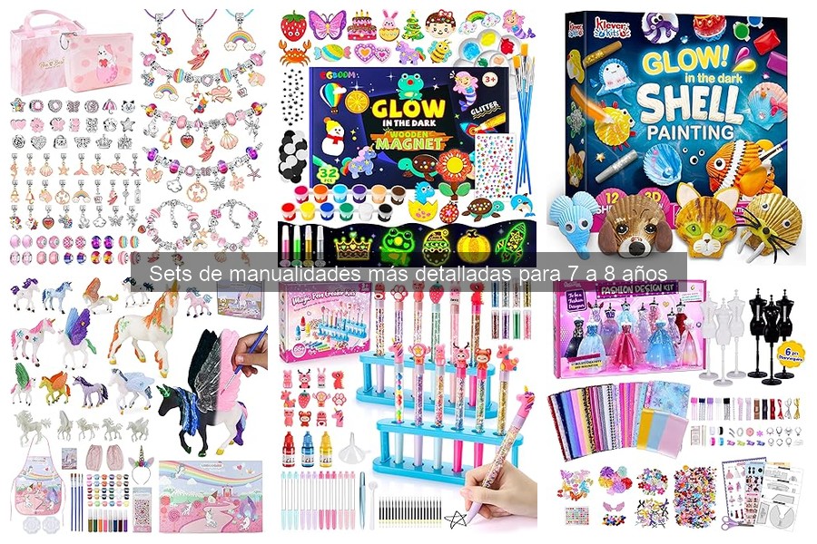Usos Creativos de Sets de Manualidades para Niños de 7-8 Años