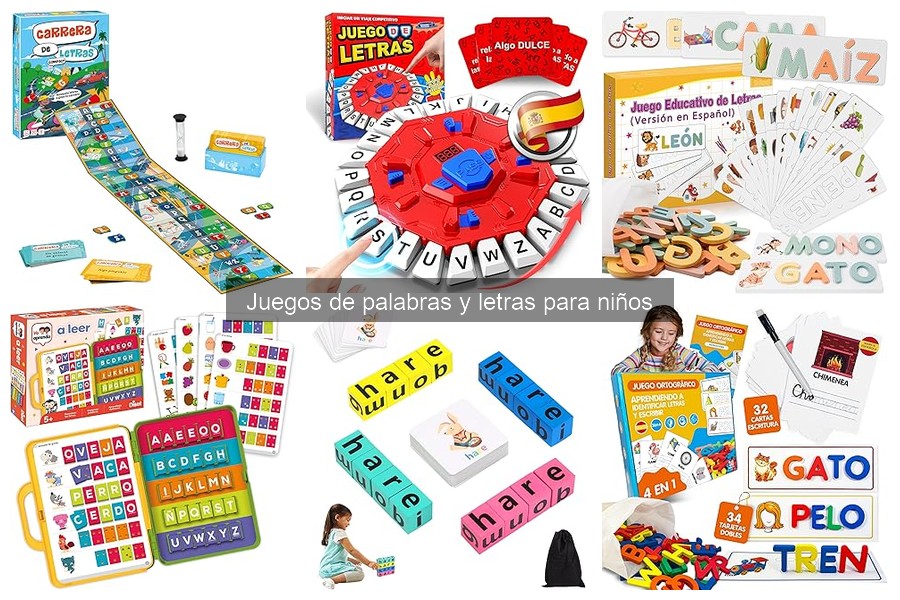 Ventajas de los juegos de palabras y letras en la educación infantil