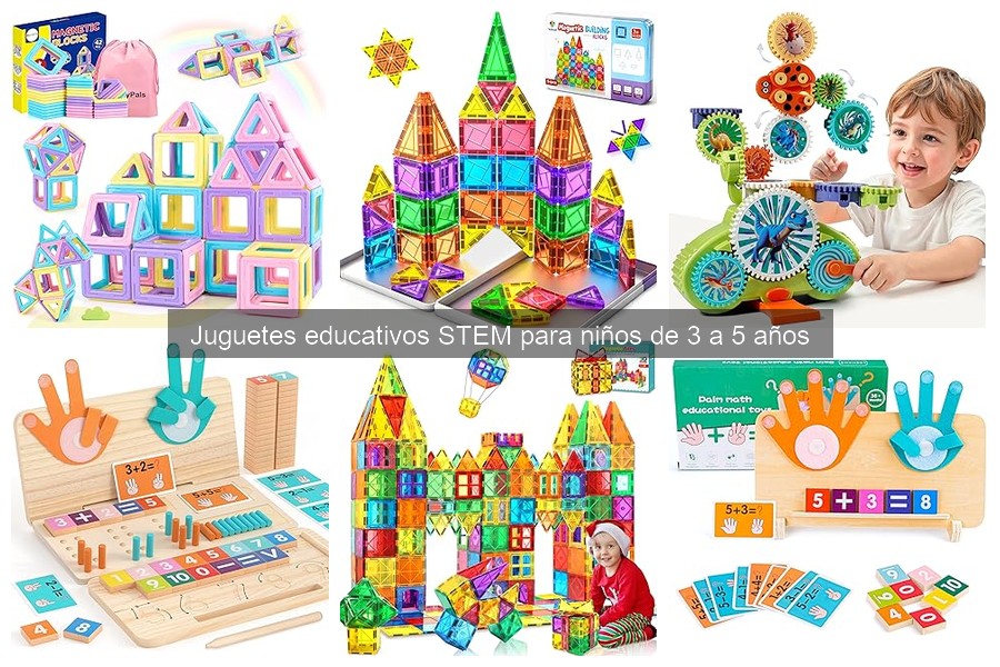 Ventajas de los juguetes educativos STEM para niños de 3 a 5 años