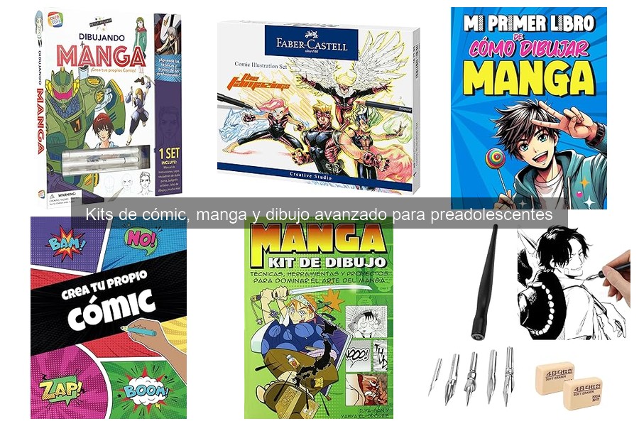 Ventajas de los kits de cómic vs clases de arte para preadolescentes