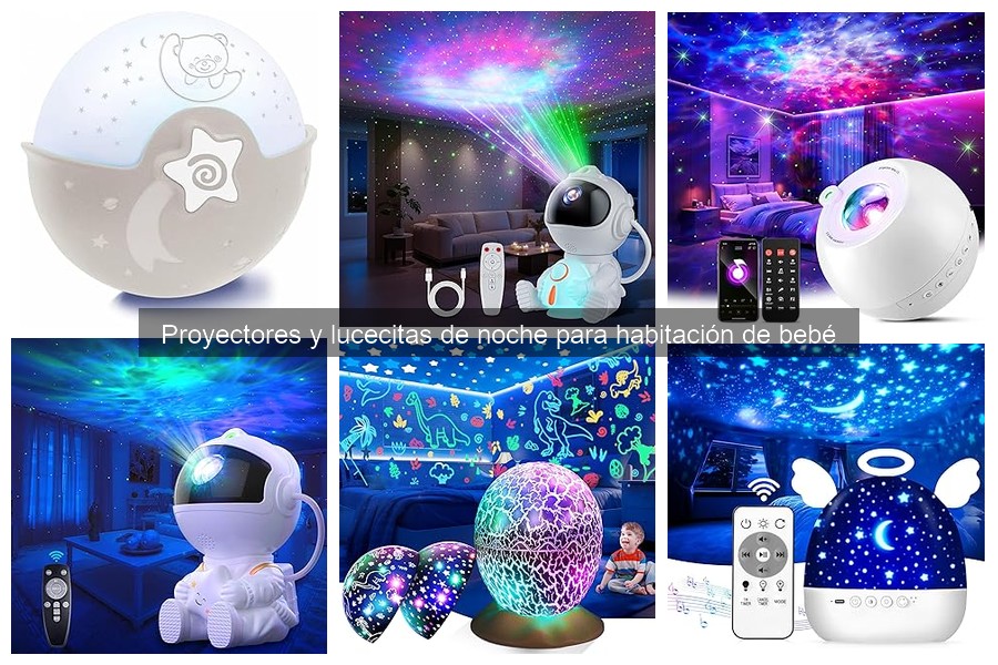 Ventajas de usar proyectores y lucecitas de noche para bebés