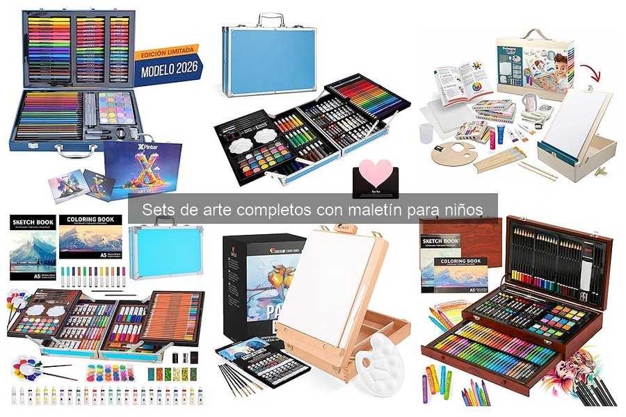 Ventajas y desventajas de los sets de arte con maletín para niños